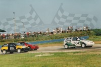 77. Nr.504.Krzysztof Groblewski - VW Polo, nr.502.Michał Kunicki - Suzuki Swift  (To zdjęcie w pełnej rozdzielczości możesz kupić na www.kwa-kwa.pl )