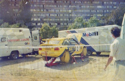 13. Ford Escort Cosworth RS załogi Robert Droogmans i Ronny Joosten.   (To zdjęcie w pełnej rozdzielczości możesz kupić na www.kwa-kwa.pl )