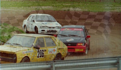 72. Nr.206.Krzysztof Godwod - Polonez 1600, nr.218.Robert Polak - Ford Fiesta XR2i, Nr.7.Bohdan Ludwiczak - Ford Sierra Coaworth RS.