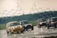 8. Nr.32.Tomasz Oleksiak, nr.27.Jan Herbeć, nr.24.Zbigniew Łacisz, nr.42.Piotr Litwinowicz - Fiaty Cinquecento Sporting.   (To zdjęcie w pełnej rozdzielczości możesz kupić na www.kwa-kwa.pl )