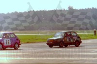 56. Nr.76.Zbigniew Czarnocki, nr.107.Marcin Turski - Polski Fiat 126p.   (To zdjęcie w pełnej rozdzielczości możesz kupić na www.kwa-kwa.pl )