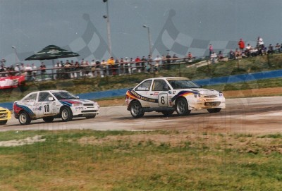 43. Nr.6.Mirosław Witkowski, nr.10.Marcin Wicik - Fordy Escort Cosworth RS  (To zdjęcie w pełnej rozdzielczości możesz kupić na www.kwa-kwa.pl )