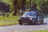 73. Robert Zaremba i Karol Chwaleba - Lancia Delta HF Integrale.   (To zdjęcie w pełnej rozdzielczości możesz kupić na www.kwa-kwa.pl )