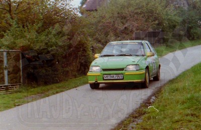 21. Michael Stapel i Mirosław Knapik - Opel Astra GSi 16V   (To zdjęcie w pełnej rozdzielczości możesz kupić na www.kwa-kwa.pl )
