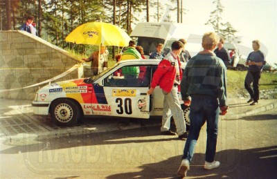 9. Carsten Wiegand i Thomas Windisch - Opel Kadett GSi.   (To zdjęcie w pełnej rozdzielczości możesz kupić na www.kwa-kwa.pl )