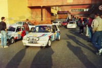 4. Nr.55.Jacek Jerschina i Jacek Kossakowski - Peugeot 205 Rallye, nr.59.Janusz Kulig i Dariusz Burkat - Polski Fiat 126p.