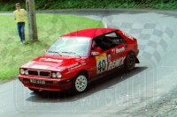 72. Marek Sadowski i Jakub Mroczkowski - Lancia Delta Integrale 16V.   (To zdjęcie w pełnej rozdzielczości możesz kupić na www.kwa-kwa.pl )