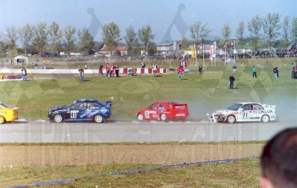 35. Nr.41.P.Kotan - Ford Escort WRC, nr.31.P.Triebe - Ford Escort Cosworth, nr.71.Mariusz Stec - Mitsubishi Lancer Evo III