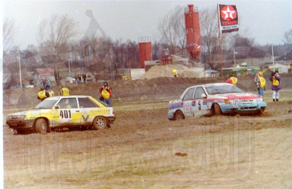 73. Marcin Keller - Renault 11 Turbo, Marek Kusiak - Ford Sierra Saphire Cosworth RS   (To zdjęcie w pełnej rozdzielczości możesz kupić na www.kwa-kwa.pl )