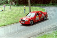 74. Peter H.Rumpfkeil i Gunter Jarecki - Mercedes Benz 190 E 2,3-16.   (To zdjęcie w pełnej rozdzielczości możesz kupić na www.kwa-kwa.pl )