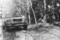 2. Andrzej Koper i Krzysztof Gęborys - Renault 11 Turbo.   (To zdjęcie w pełnej rozdzielczości możesz kupić na www.kwa-kwa.pl )