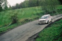 144. Fabio Ghizzi i Piotr Namysłowski - Lancia Delta Integrale  (To zdjęcie w pełnej rozdzielczości możesz kupić na www.kwa-kwa.pl )