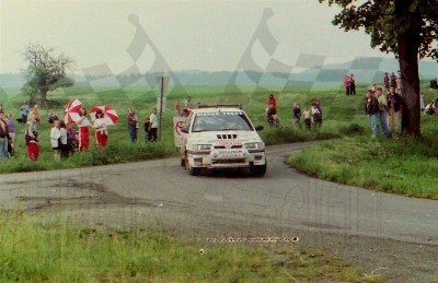 93. Robert Herba i Artur Skorupa - Nissan Sunny GTiR.   (To zdjęcie w pełnej rozdzielczości możesz kupić na www.kwa-kwa.pl )