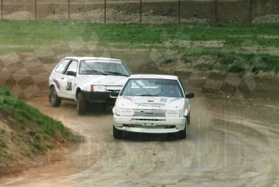 27. Nr.216.Krzysztof Szeszko - Toyota Corolla GT, nr.208.Bogdan Jankowski - Łada Samara.   (To zdjęcie w pełnej rozdzielczości możesz kupić na www.kwa-kwa.pl )