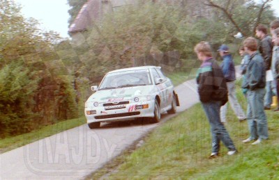 9. Romuald Chałas i Zbigniew Atłowski - Ford Escort Cosworth RS   (To zdjęcie w pełnej rozdzielczości możesz kupić na www.kwa-kwa.pl )