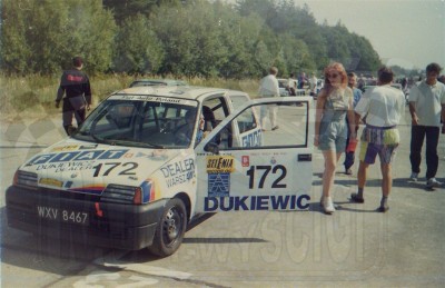 13. Piotr Kłys - Fiat Cinquecento.   (To zdjęcie w pełnej rozdzielczości możesz kupić na www.kwa-kwa.pl )