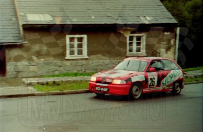 14. Tomasz Kuchar i Tomasz Malec - Opel Astra GSi 16V.   (To zdjęcie w pełnej rozdzielczości możesz kupić na www.kwa-kwa.pl )