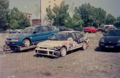 48. Mitsubishi Lancer Evo III Leszka Kuzaja.   (To zdjęcie w pełnej rozdzielczości możesz kupić na www.kwa-kwa.pl )