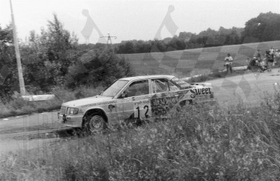 11. Peter Rumpfkeil i Gunter Jarecki - Mercedes Benz 190E 2.3-16.   (To zdjęcie w pełnej rozdzielczości możesz kupić na www.kwa-kwa.pl )