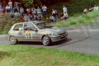 54. Bogdan Herink i Barbara Stępkowska - Renault Clio 16V.   (To zdjęcie w pełnej rozdzielczości możesz kupić na www.kwa-kwa.pl )