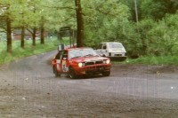 115. Robert Zaremba i Wiesław Stróż - Lancia Delta Integrale.   (To zdjęcie w pełnej rozdzielczości możesz kupić na www.kwa-kwa.pl )
