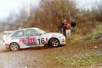 73. Cezary Fuchs i Tomasz Pacek - Ford Escort Cosworth RS.   (To zdjęcie w pełnej rozdzielczości możesz kupić na www.kwa-kwa.pl )