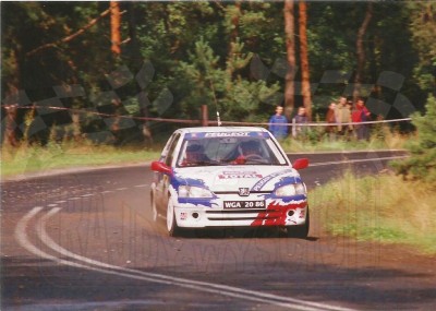 12. Jacek Jerschina i Andrzej Białowąs - Peugeot 106 Maxi     (To zdjęcie w pełnej rozdzielczości możesz kupić na www.kwa-kwa.pl )