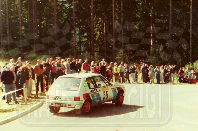 46. Jacek Jerschina i Jacek Kossakowski - Peugeot 205 Rallye.   (To zdjęcie w pełnej rozdzielczości możesz kupić na www.kwa-kwa.pl )