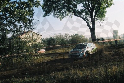 13. Grzegorz Grzyb i Przemysław Mazur - Peugeot 206 Super 1600  (To zdjęcie w pełnej rozdzielczości możesz kupić na www.kwa-kwa.pl )