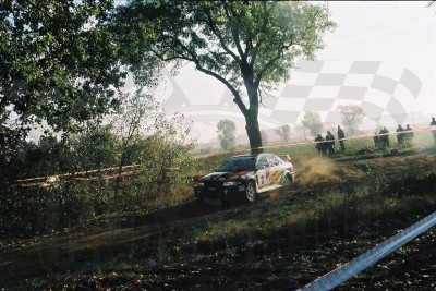 3. Sebastian Frycz i Jarosław Baran - Mitsubishi Lancer Evo V  (To zdjęcie w pełnej rozdzielczości możesz kupić na www.kwa-kwa.pl )