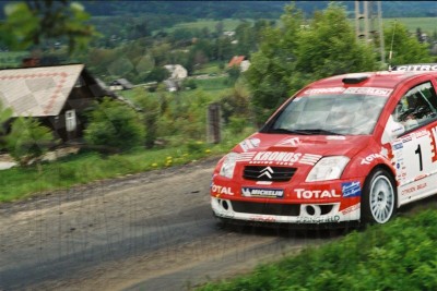 1. Bruno Thiry i Nicolas Gilsoul - Citroen C2 Super 1600  (To zdjęcie w pełnej rozdzielczości możesz kupić na www.kwa-kwa.pl )