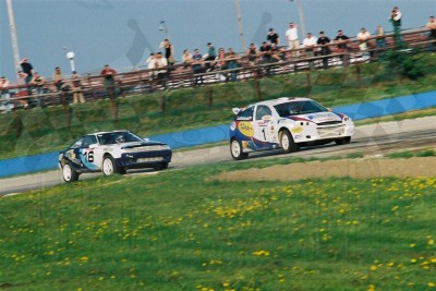 13. Nr.1.Bohdan Ludwiczak - Ford Focus, nr.16.Robert Polak - Toyota Celica GT4  (To zdjęcie w pełnej rozdzielczości możesz kupić na www.kwa-kwa.pl )