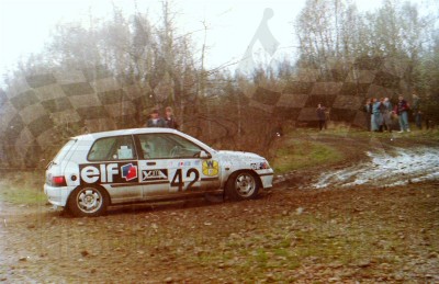 62. Roman Wrona i Lech Wójcik - Renault Clio Williams.   (To zdjęcie w pełnej rozdzielczości możesz kupić na www.kwa-kwa.pl )
