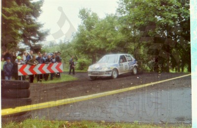 43. Sebastian Żabiński i T.Czudek - Peugeot 106 Rallye   (To zdjęcie w pełnej rozdzielczości możesz kupić na www.kwa-kwa.pl )
