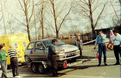 15. Renault Clio 16V załogi Bogdan Herink i Barbara Stępkowska.   (To zdjęcie w pełnej rozdzielczości możesz kupić na www.kwa-kwa.pl )