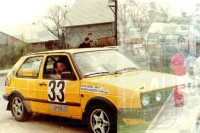 133. Włodzimierz Pawluczuk i Erwin Meisel - VW Golf GTi 16S.   (To zdjęcie w pełnej rozdzielczości możesz kupić na www.kwa-kwa.pl )