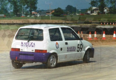 51. Paweł Kałuża - Fiat Cinquecento.   (To zdjęcie w pełnej rozdzielczości możesz kupić na www.kwa-kwa.pl )