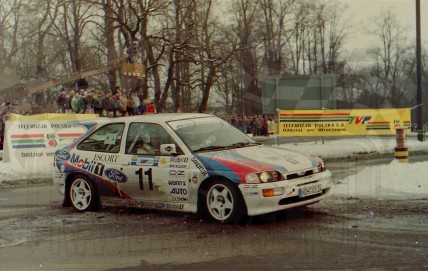 6. Zenon Sawicki i Marek Skrobot - Ford Escort Cosworth RS   (To zdjęcie w pełnej rozdzielczości możesz kupić na www.kwa-kwa.pl )