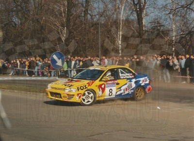 43. Bartłomiej Baniowski i Piotr Wieczorek - Subaru Impreza WRX.    (To zdjęcie w pełnej rozdzielczości możesz kupić na www.kwa-kwa.pl )