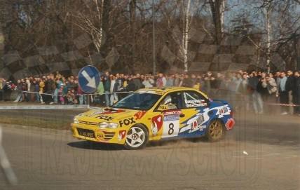 43. Bartłomiej Baniowski i Piotr Wieczorek - Subaru Impreza WRX.    (To zdjęcie w pełnej rozdzielczości możesz kupić na www.kwa-kwa.pl )