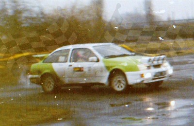 9. Jacek Lisicki i Zbigniew Bieniewski - Ford Sierra Cosworth RS.   (To zdjęcie w pełnej rozdzielczości możesz kupić na www.kwa-kwa.pl )