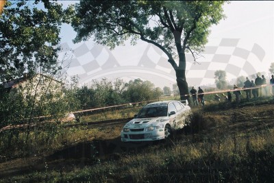 12. Piotr Turkowski i Jacek Wiszniewski - Mitsubishi Lancer Evo VI  (To zdjęcie w pełnej rozdzielczości możesz kupić na www.kwa-kwa.pl )