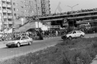 163. Nr.45.Franz J.Moormann i Rolf Moormann - Peugeot 309 GTi 1,9, nr.29.Romuald Chałas i Zbigniew Atłowski - Polonez 1600C.   (To zdjęcie w pełnej rozdzielczości możesz kupić na www.kwa-kwa.pl )