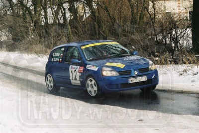 33. Norbert Guzek i Krzysztof Zubik - Renault Clio  (To zdjęcie w pełnej rozdzielczości możesz kupić na www.kwa-kwa.pl )