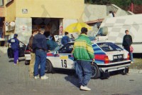 13. Grzegorz Malinowski i Dariusz Dekuczyński - Lancia Delta Integrale.   (To zdjęcie w pełnej rozdzielczości możesz kupić na www.kwa-kwa.pl )