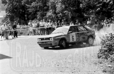 41. Attila Ferjancz i Janos Tandari - Lancia Delta Integrale HF.   (To zdjęcie w pełnej rozdzielczości możesz kupić na www.kwa-kwa.pl )