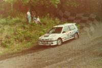 122. Piotr Kufrej i Maciej Hołuj - Nissan Sunny GTiR.   (To zdjęcie w pełnej rozdzielczości możesz kupić na www.kwa-kwa.pl )