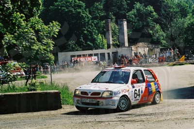 70. Grzegorz Sieklucki i Bartosz Fołtynowicz - Nissan Micra  (To zdjęcie w pełnej rozdzielczości możesz kupić na www.kwa-kwa.pl )