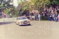 138. Franz Folling i Andreas Wehner - Mitsubishi Lancer Turbo.   (To zdjęcie w pełnej rozdzielczości możesz kupić na www.kwa-kwa.pl )