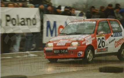 5. Marcin Turski i Jacek Sicinski - Fiat Cinquecento Sporting.   (To zdjęcie w pełnej rozdzielczości możesz kupić na www.kwa-kwa.pl )